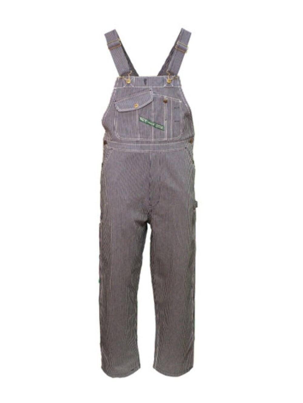 Key Imperial Men's 273 49 Hickory Striped Cotton Denim Bib Overalls Men's 34x34